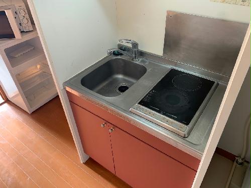 キッチン　シングルレバー設置