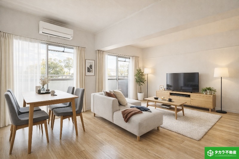 居室・リビング　写真は１０３号