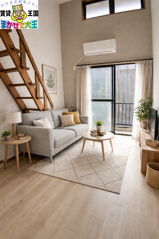 居室・リビング　家具・インテリアはＣＧです