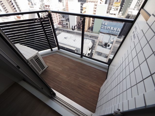 バルコニー　落ち着いた時間を過ごせるバルコニーです