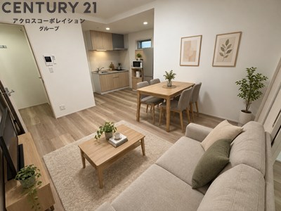 居室・リビング　画像中の家具はAIにより配置しているため、付属しません。