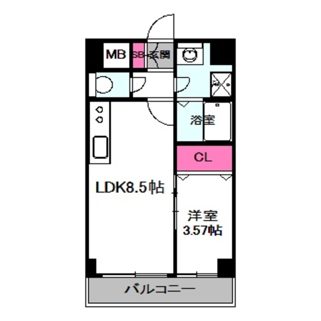 NINE RESIDENCEの間取り写真