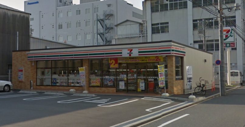 コンビニ　セブンイレブン 名古屋塩入町店（コンビニ）まで90m