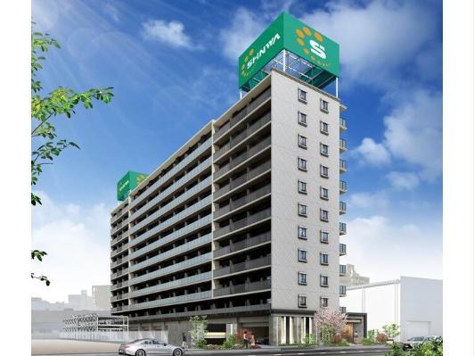 建物外観　完成模型図