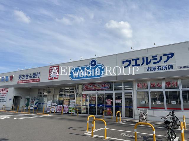 ドラックストア　ウエルシア市原五所店（ドラッグストア）まで897m
