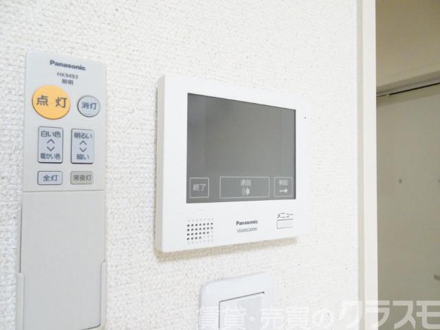 セキュリティ　訪問チェックができるモニターホン！