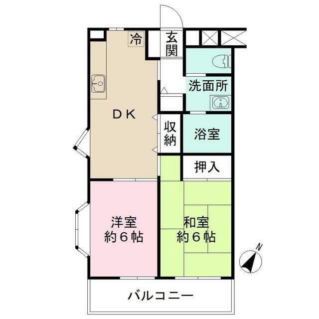 メゾンディボワールの間取り写真