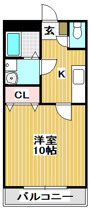 ＪＲ豊肥本線 武蔵塚駅 徒歩49分 4階建 築21年の間取り写真