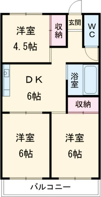 林マンションの間取り写真