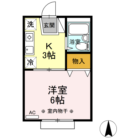 パークサイドハウス Aの間取り写真