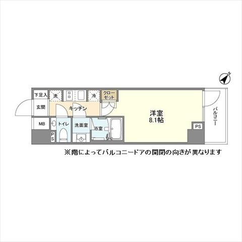 YSレジデンス代田橋の間取り写真