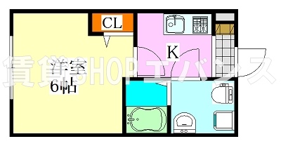 カーサドマーニ前原の間取り写真