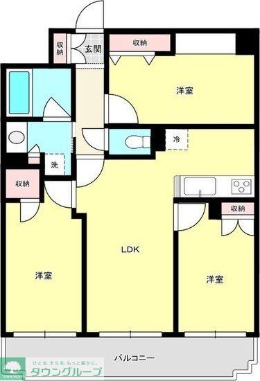 プライムアーバン仙台五橋の間取り写真