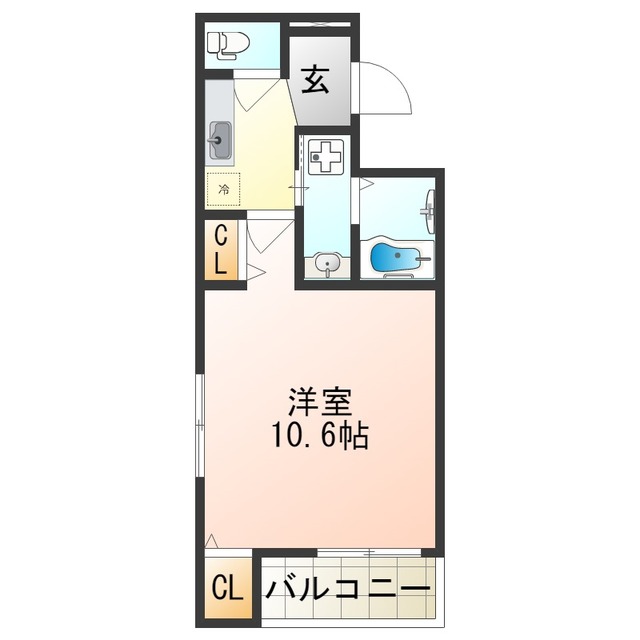 フジパレス山之内II番館の間取り写真