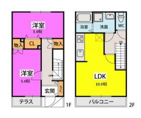 コスモパレスの間取り写真
