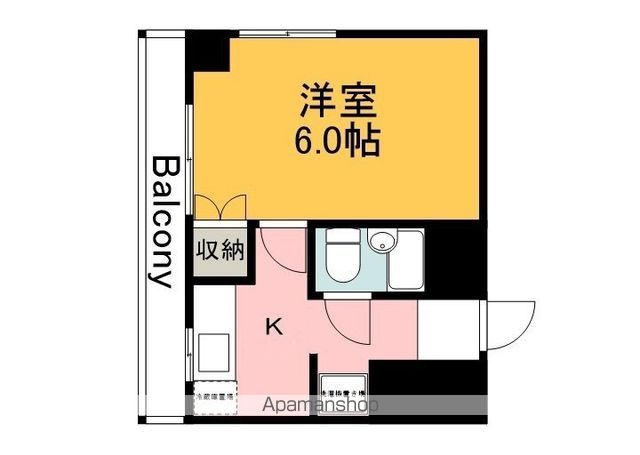 広島電鉄宇品線 広大附属学校前駅 徒歩7分 4階建 築40年の間取り写真