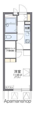 レオパレスリラ大南の間取り写真