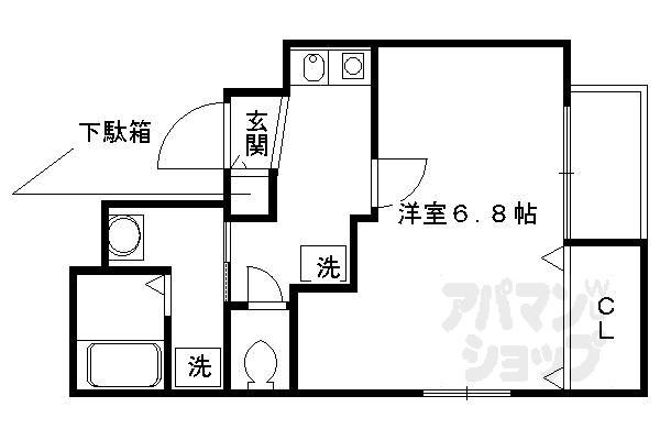 Blanche courtの間取り写真