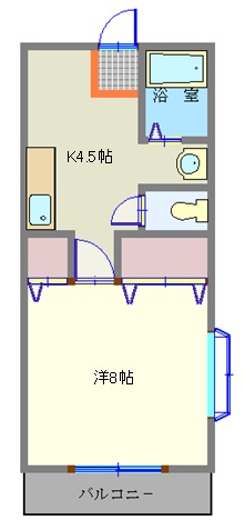 仙台市地下鉄南北線 長町南駅 バス乗車時間：5分 最寄りバス停で下車 徒歩6分 2階建 築31年の間取り写真
