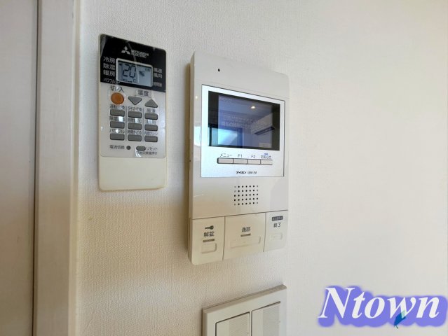 セキュリティ　モニター付きです。