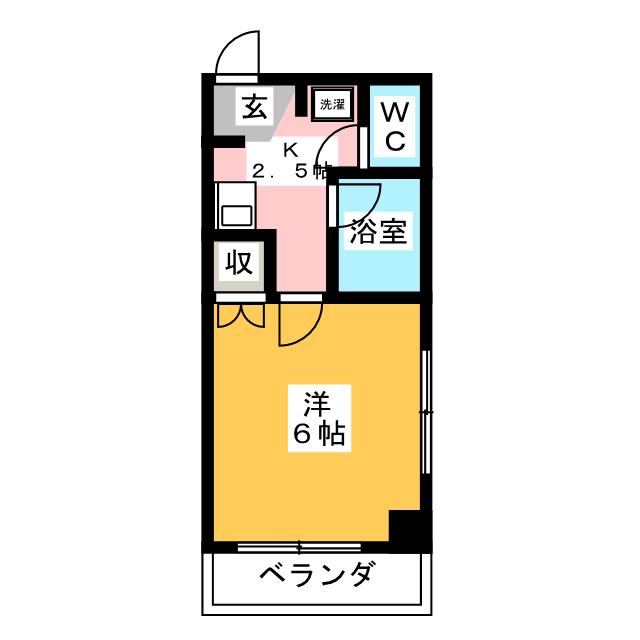 ヴィラスズキの間取り写真
