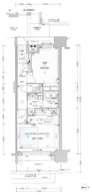 プレサンス ロジェ 名古屋駅NORTH FRONTの間取り写真