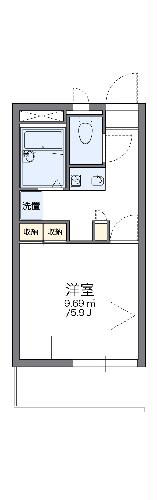 レオパレスボヌールの間取り