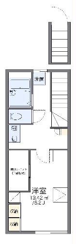 【レオパレスグリーンヒルの間取り】