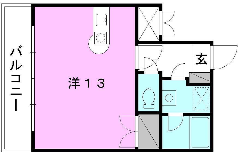 サンライズ豊坂の間取り