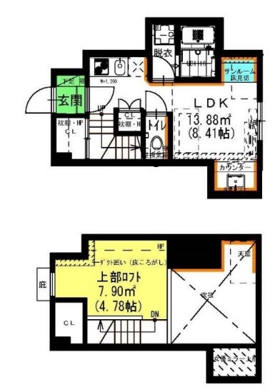 パークフロント清明山の間取り