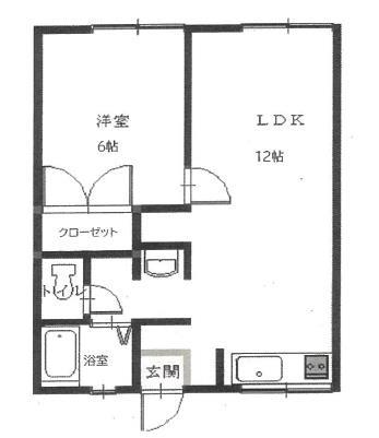 シティハイム城南の間取り