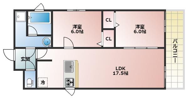 エクセレンス藤井の間取り