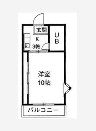 静岡県浜松市中央区東伊場２（アパート）の賃貸物件の間取り