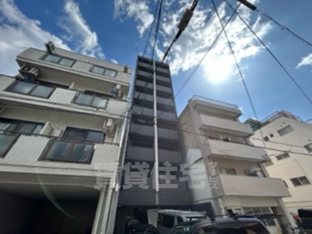 広島市中区南竹屋町のマンションの建物外観