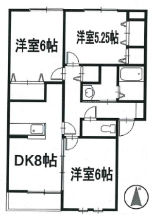 アーバンコートIIIの間取り