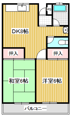 藤代ハイムの間取り