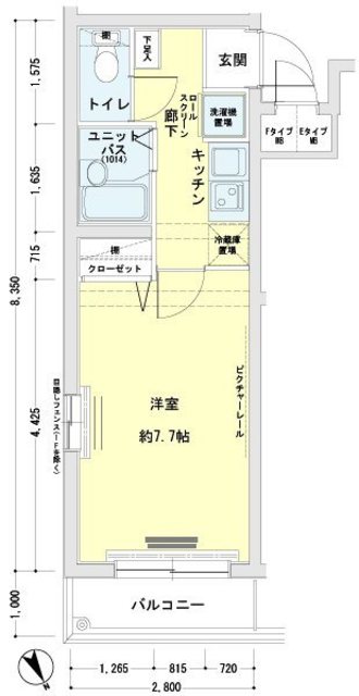 メインステージ大井町の間取り