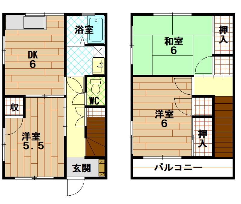 メゾニティー愛宕の間取り