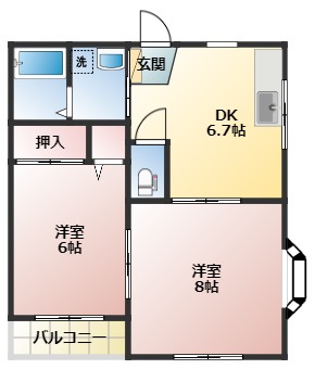 サンジュネスの間取り