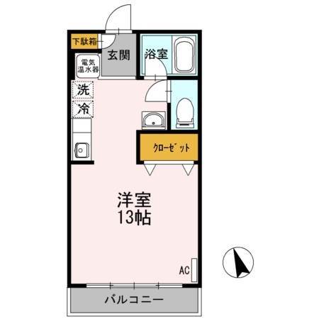 呉市広徳丸町のマンションの間取り