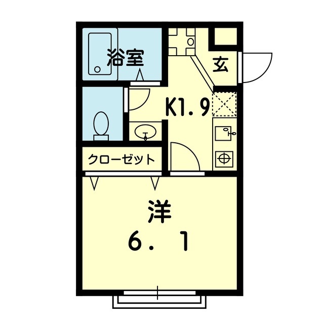 ヴィレッタ坪井の間取り