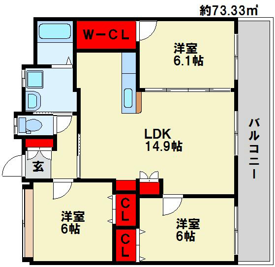 フェルト127の間取り