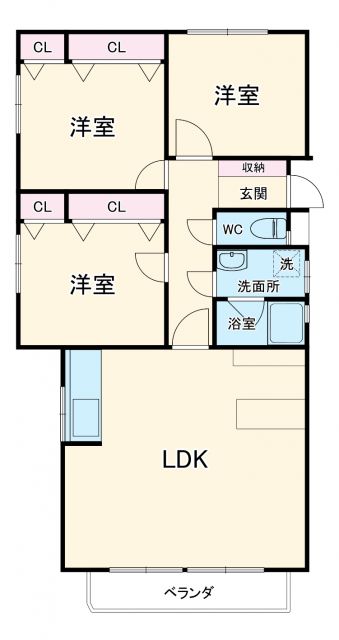 名古屋市千種区橋本町のマンションの間取り