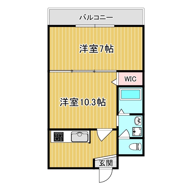 グランディス朱雀の間取り