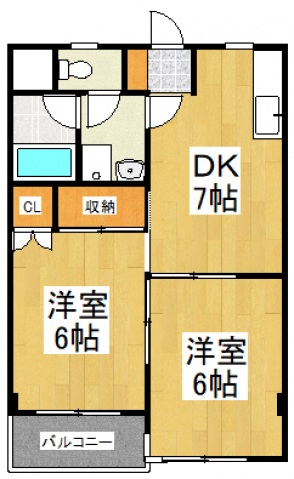 ベルシオンタシロの間取り