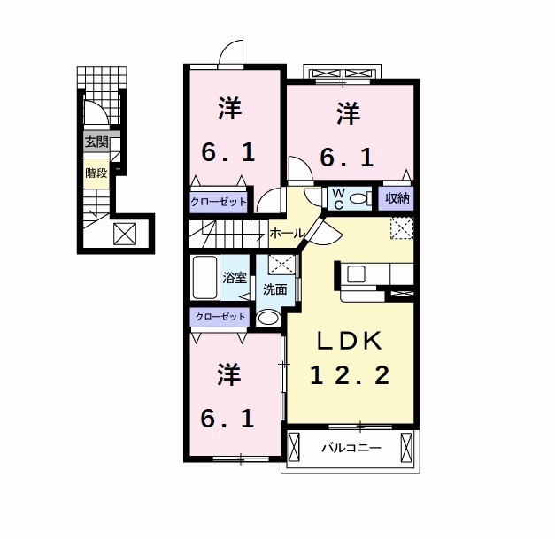 ベル　ファーストの間取り