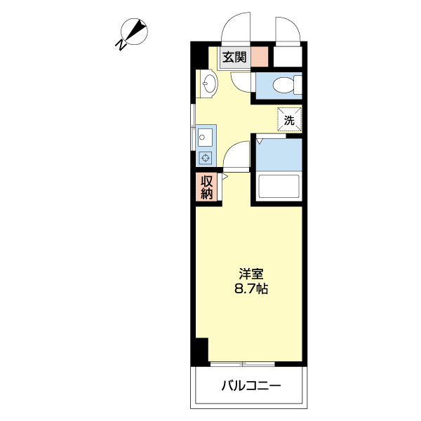 リバティープラザ花園IIの間取り