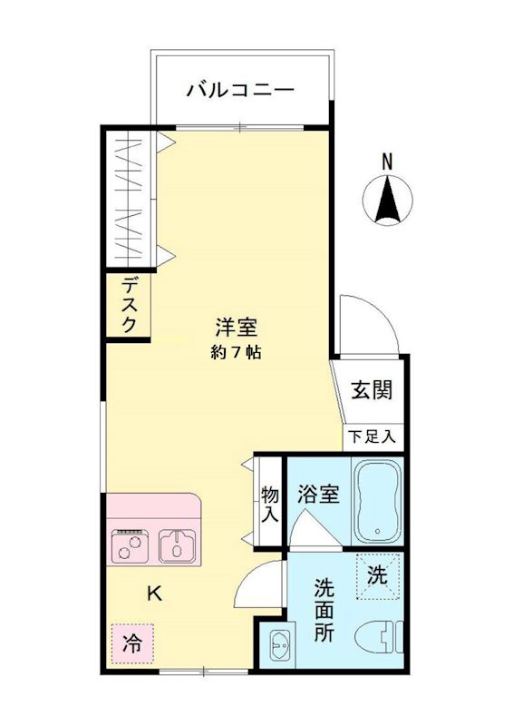 グランニール新高円寺の間取り