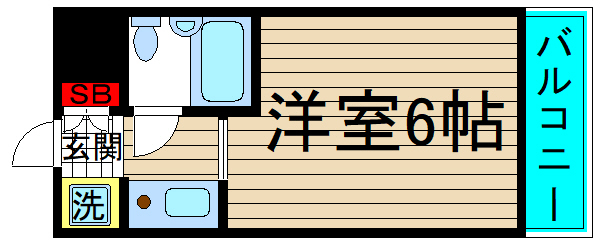 ライオンズマンション三宮の間取り