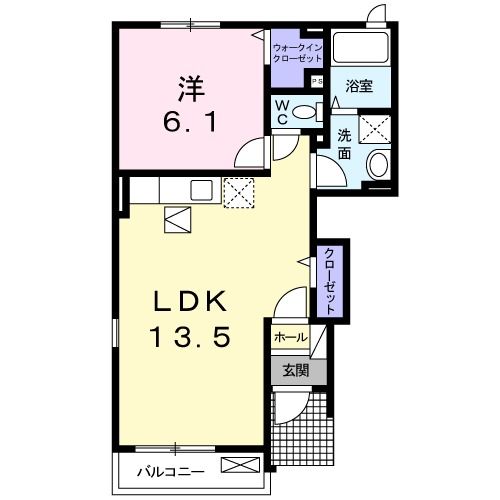 東茨城郡城里町大字石塚のアパートの間取り